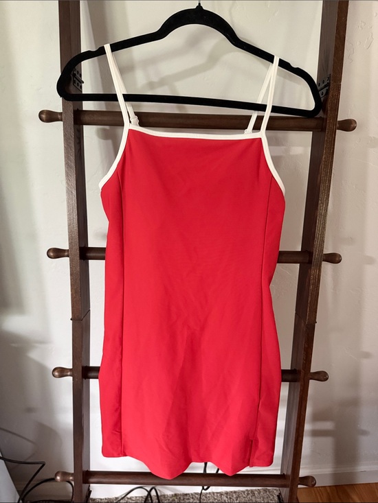 Old Navy Dresses & Skirts - Old Navy Active Red Tank with White Neck Trim